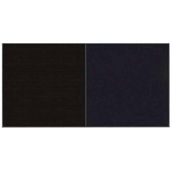Enclosed Corkboard, 1 Door, 60"x36", 4" Fra